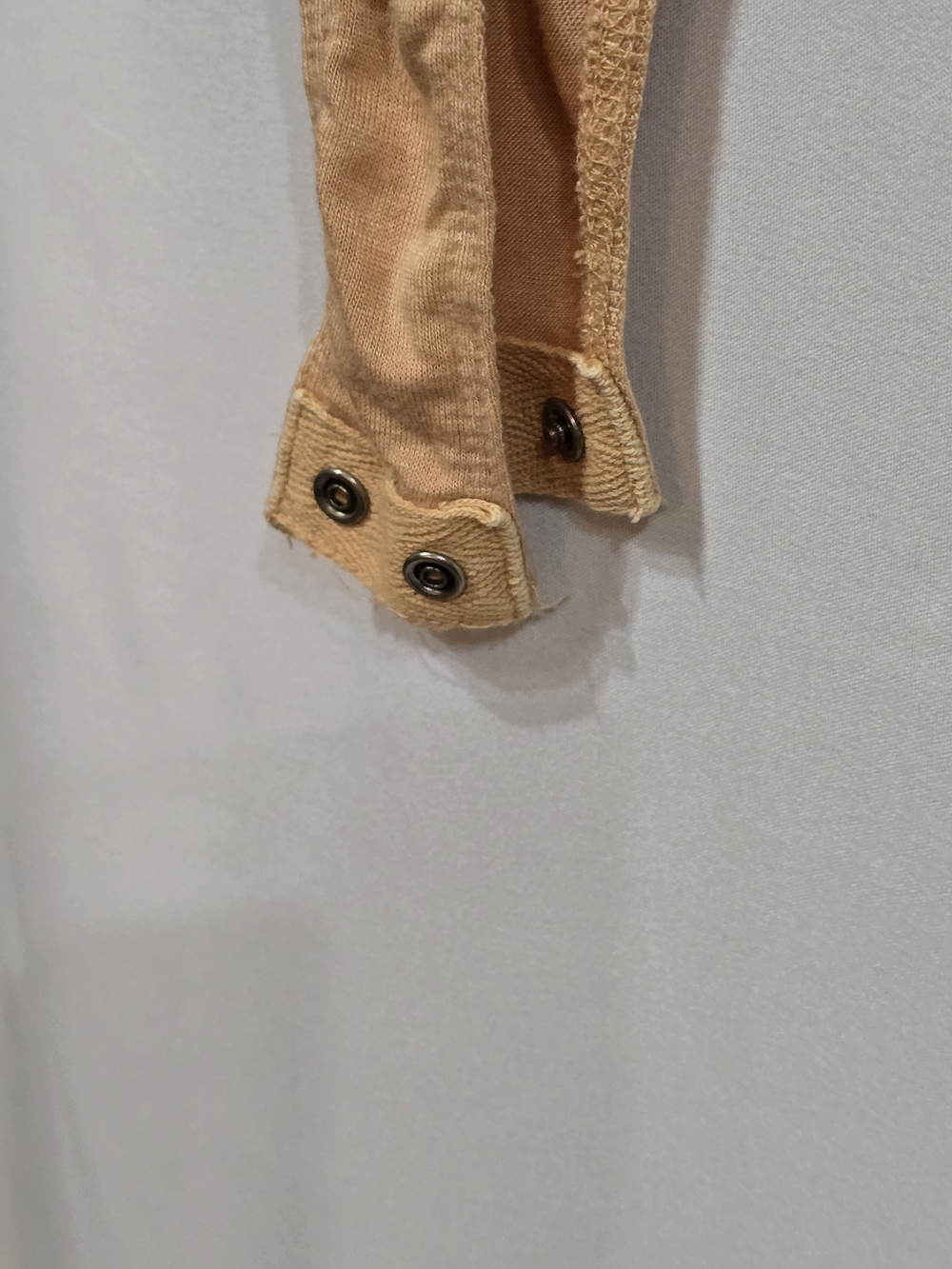 Gimmicks by BKE Beige Bodysuit w/Sheer Mesh Detailing Embroidered Accents M NWT - Picture 9 of 12